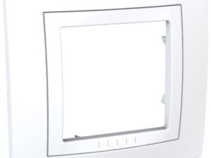 Декоративна рамка единична бяла Schneider Unica BASIC